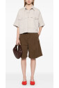 chemise-beige-a-boutons-pression