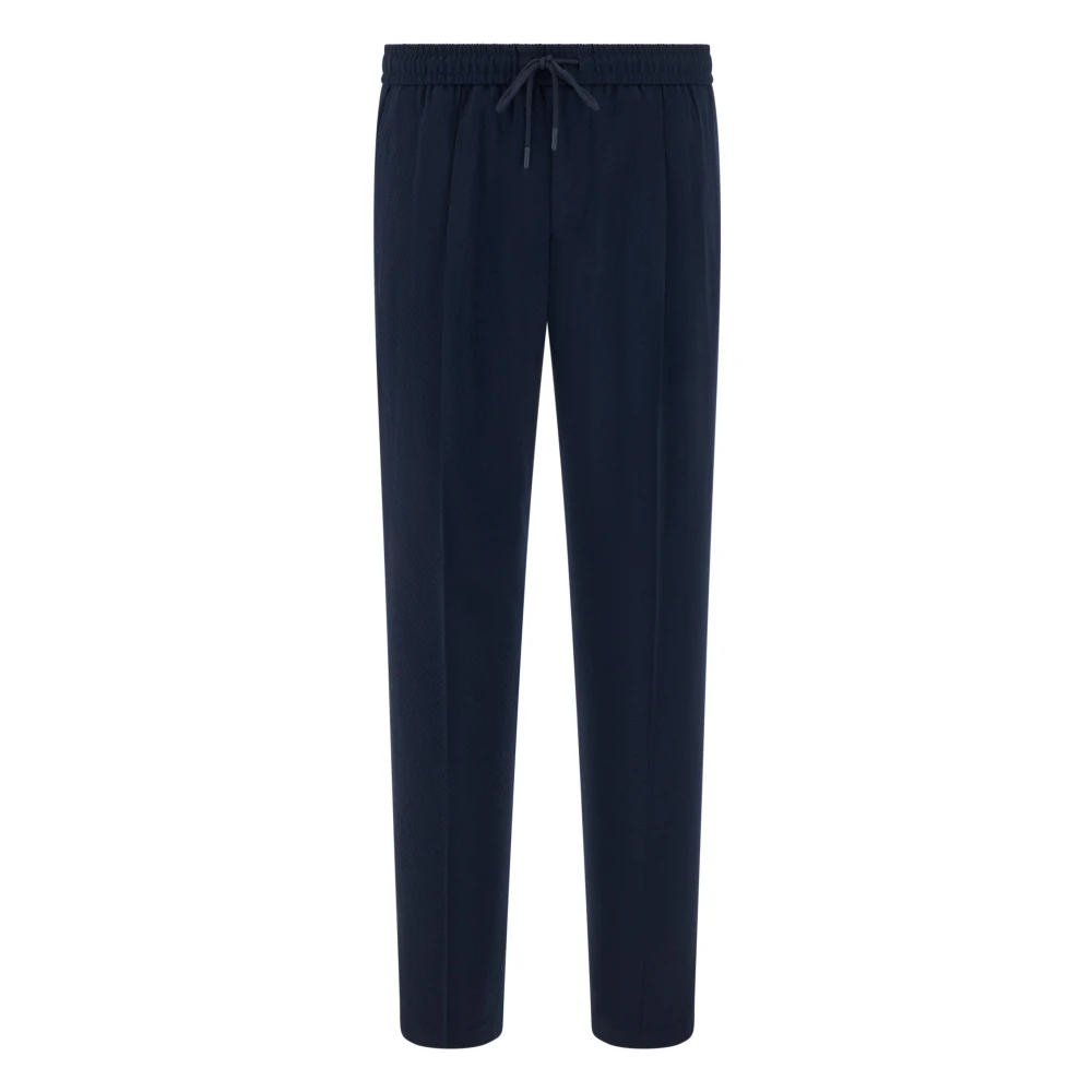 Boggi Milano Herren Blau City Trousers