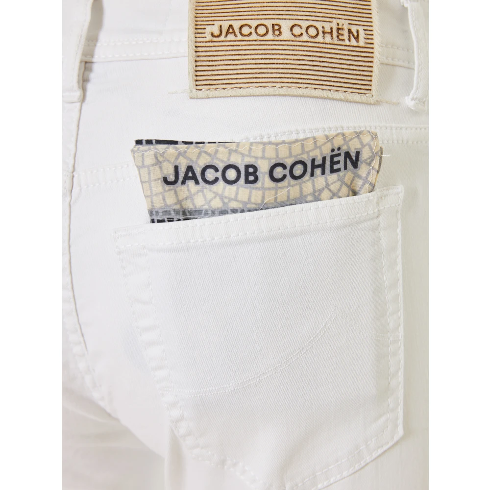 Jacob Cohën Bard Katoenmix Broek White Heren