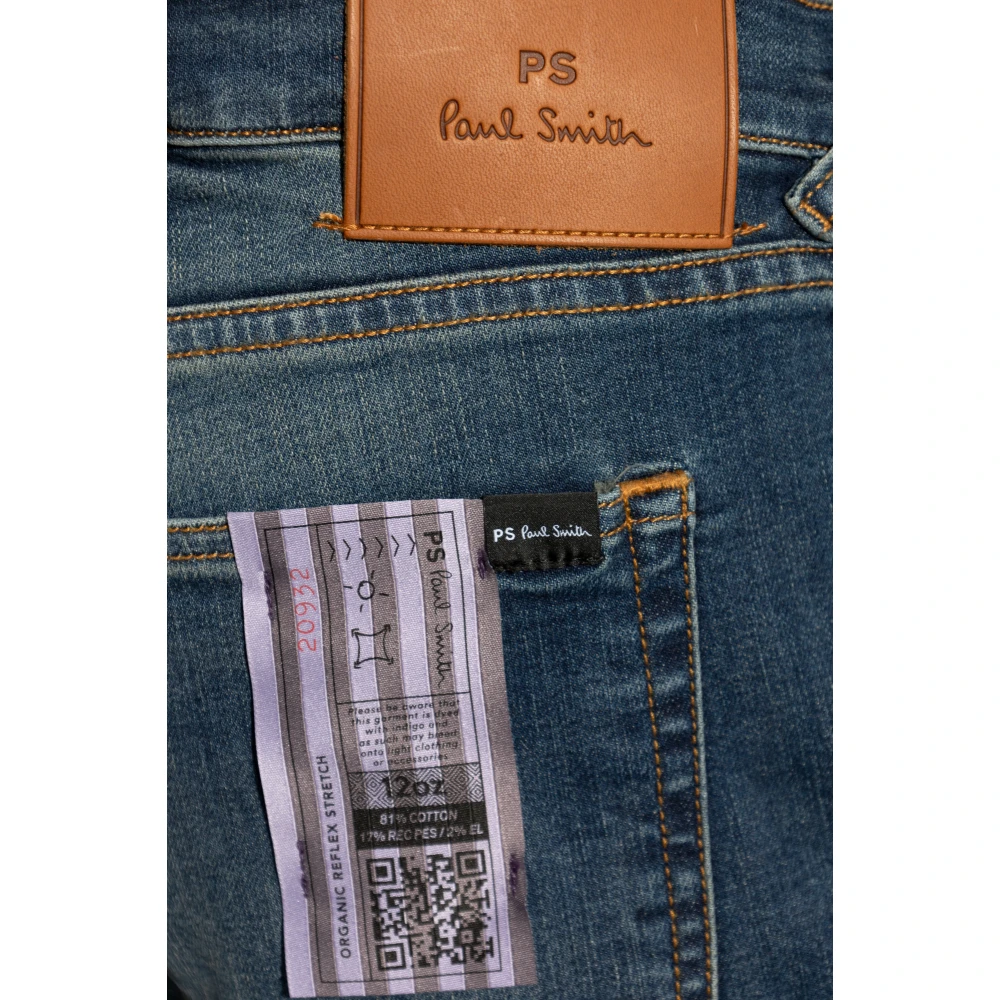 PS By Paul Smith Jeans met licht toelopende pijpen Blue Heren