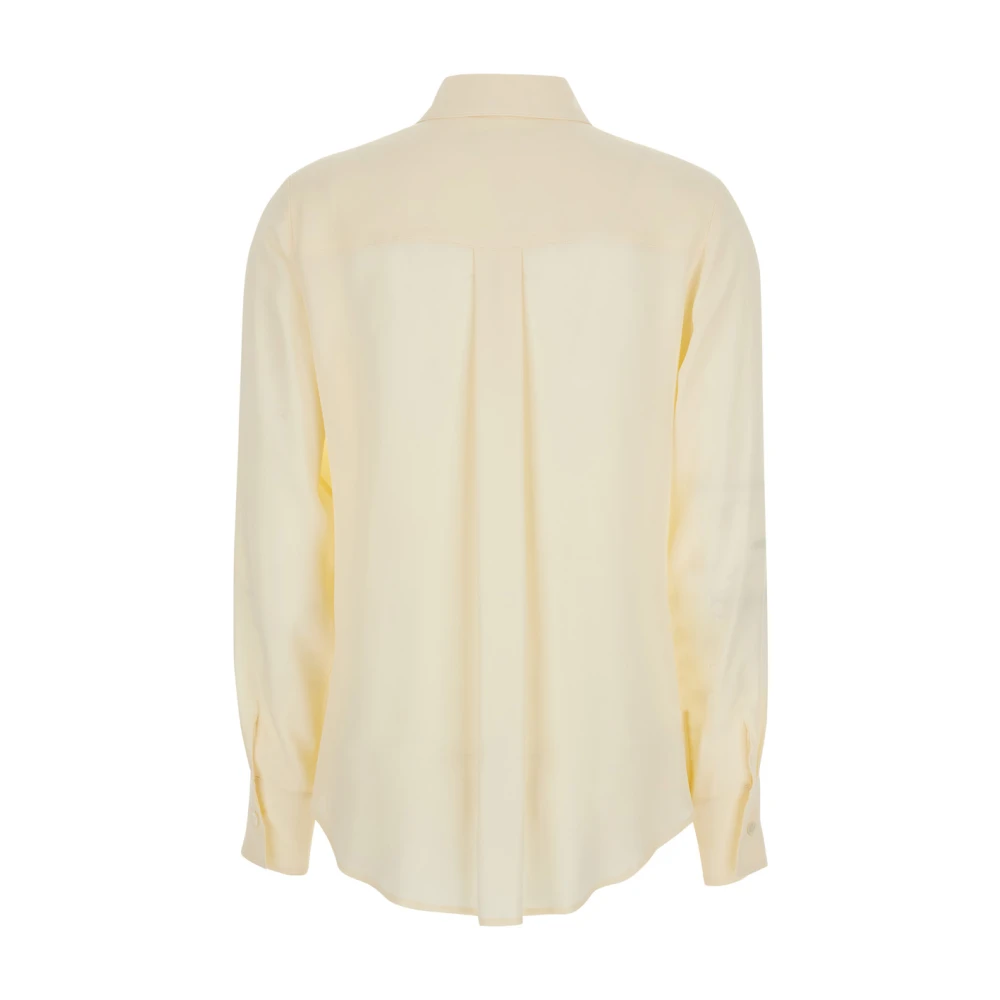 Mauro Grifoni Zijden Beige Shirt Beige Dames
