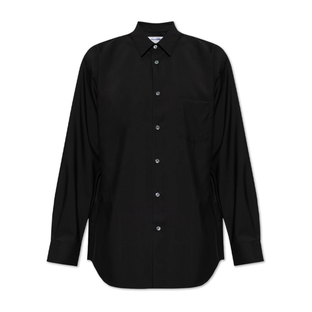 Comme Des Garçons Men's Black Casual Shirts, M, Shirt With Pocket