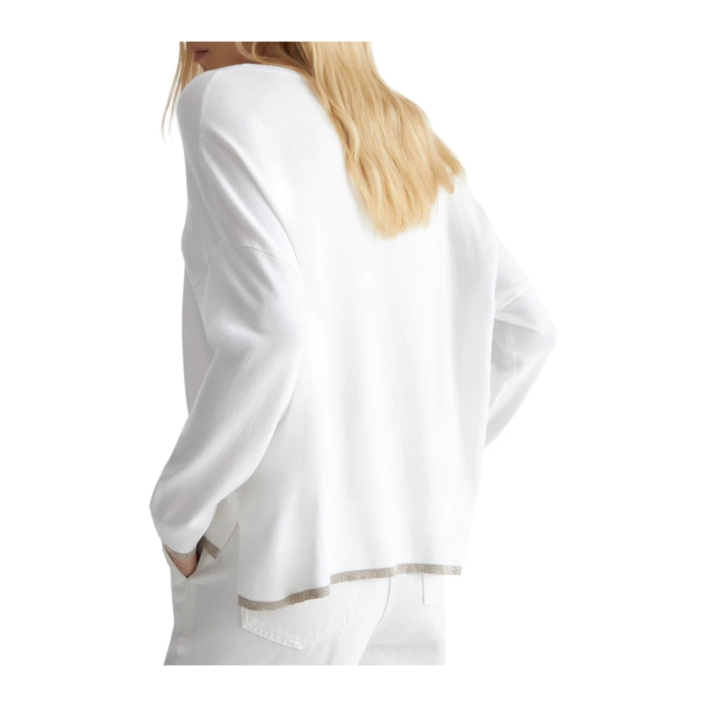 Liu Jo Witte Sweater Ma4074 Ms49I Stijl White Dames