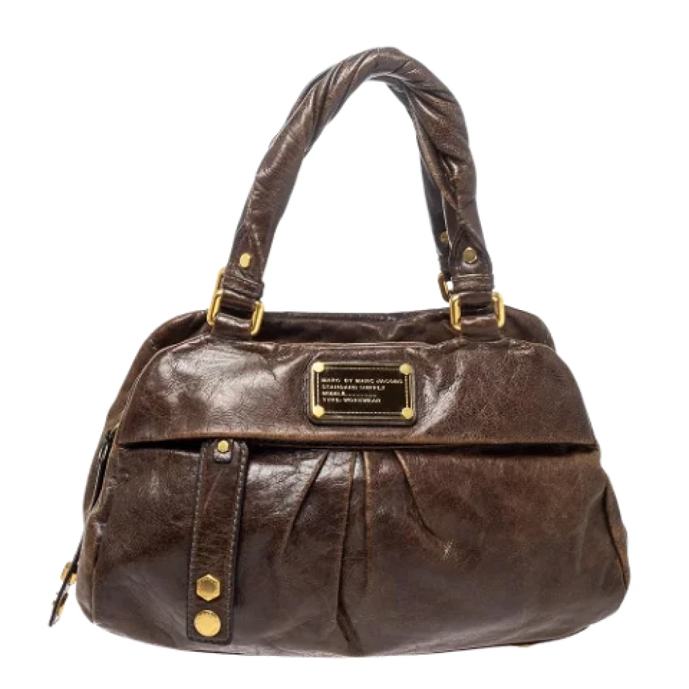Marc Jacobs Pre-owned Leather handbags Brown Dames
