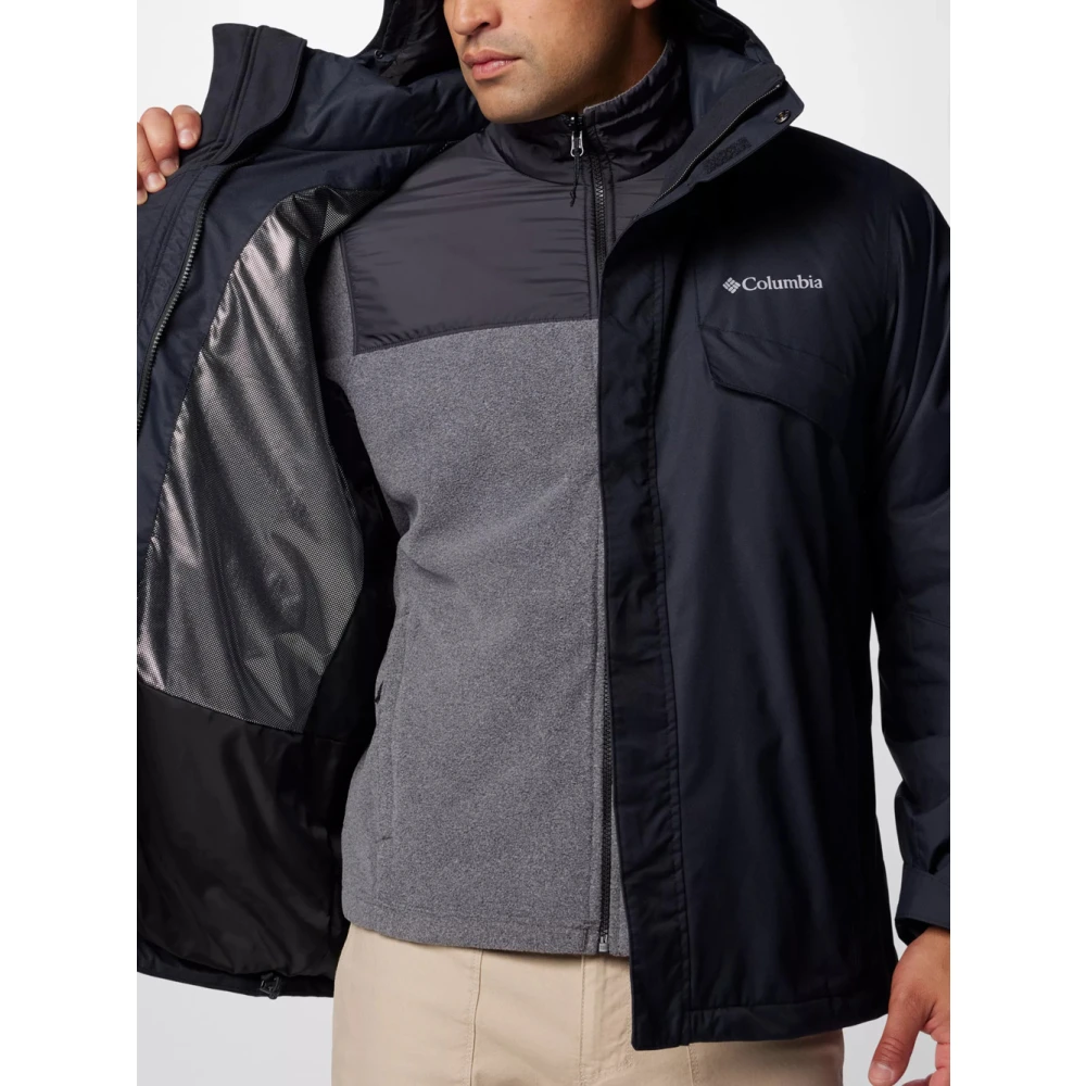 Columbia Outdoor Fleece Interchange Jas Zwart Black Heren