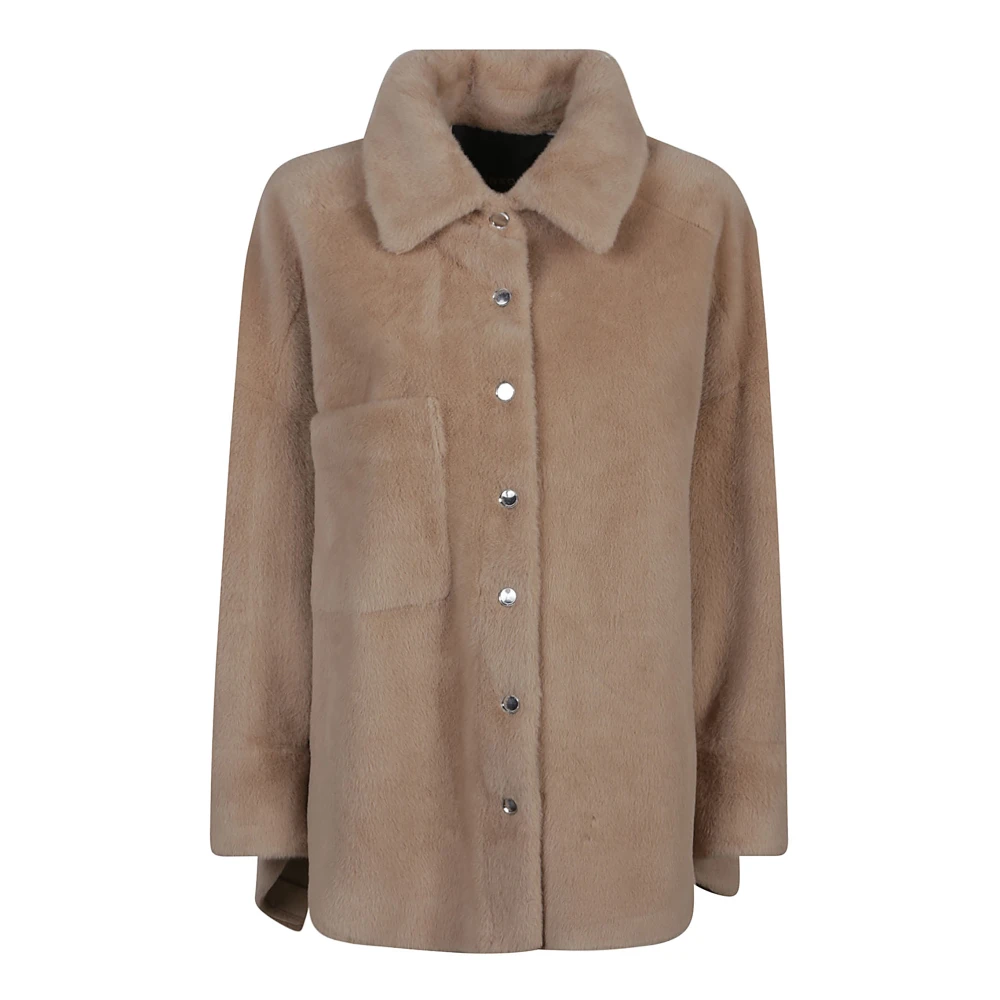 Pinko Stijlvolle Lefkada Jas Beige Dames