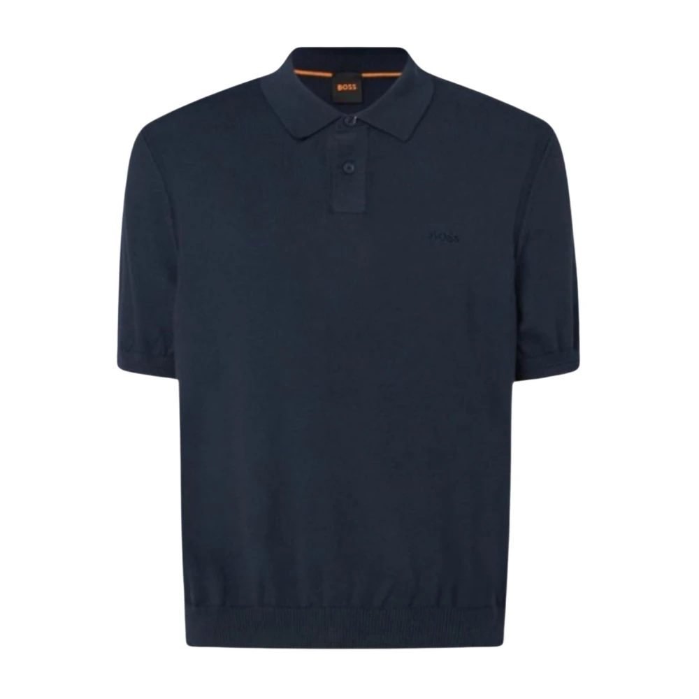 Hugo Boss Heren Polo Shirt Asac_P Blue Heren