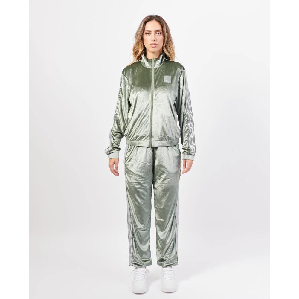 Emporio Armani Groene jurk met volledige rits Green Dames