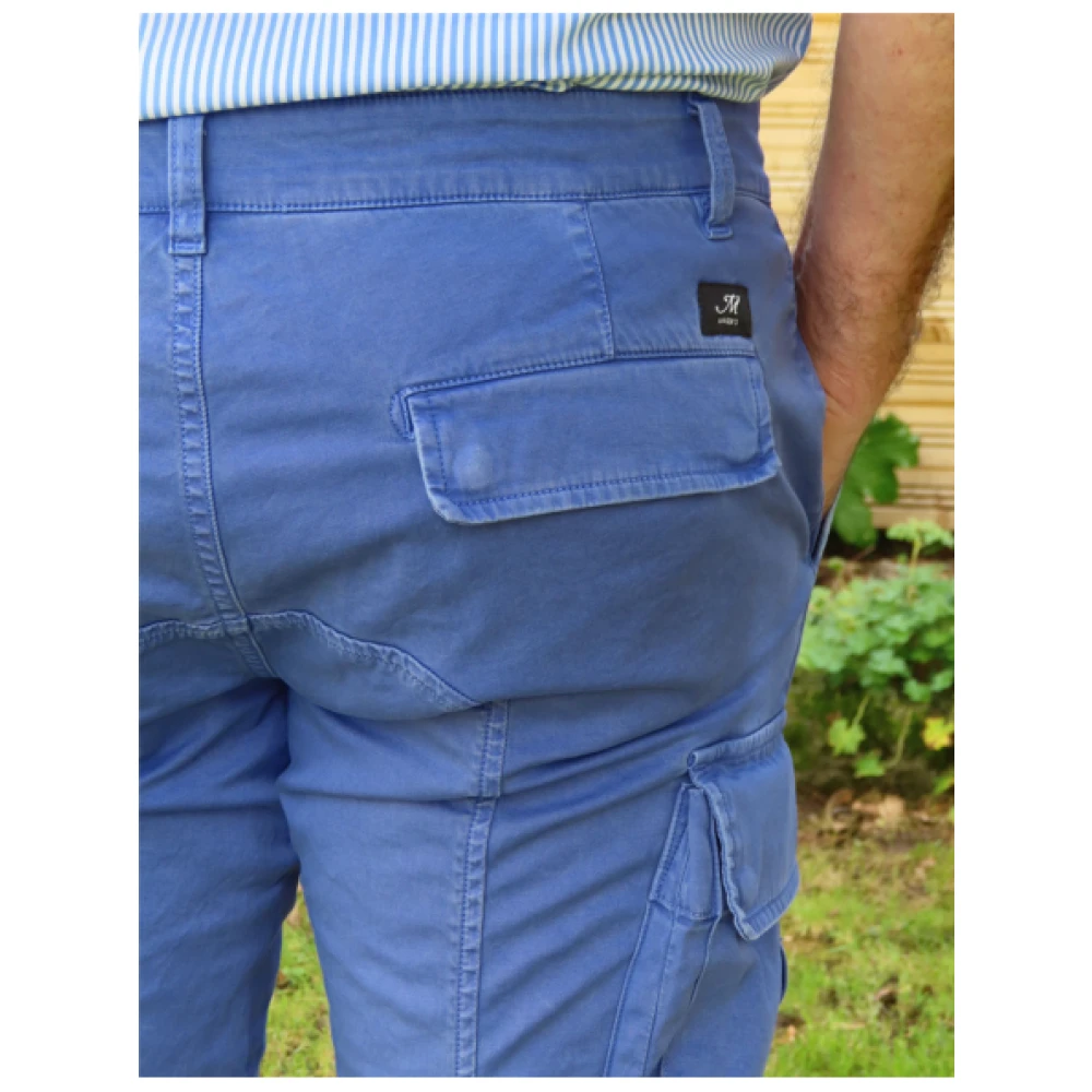 Mason's Chile Cargo Extra Slim Broek Blue Heren