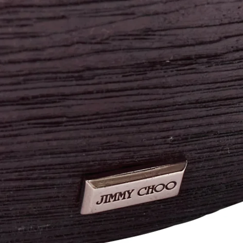 Jimmy Choo Pre-owned Plastic handbags Black Dames