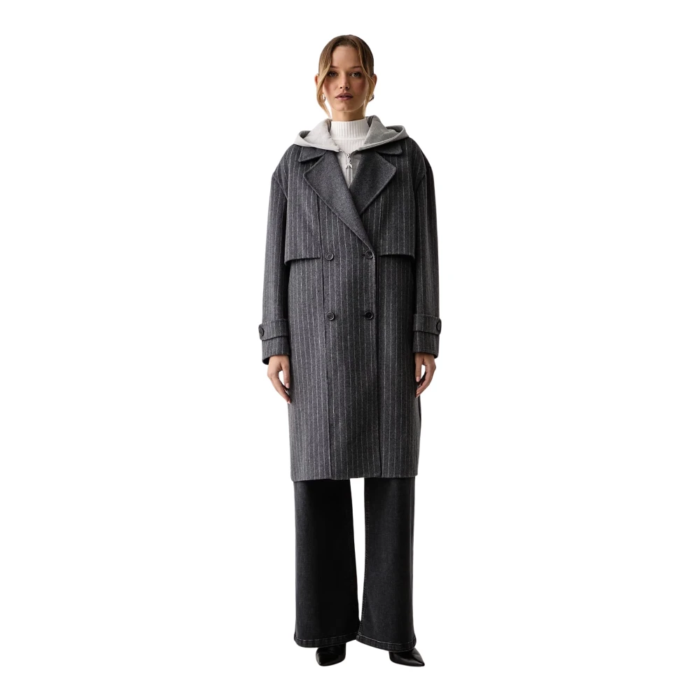 Patrizia Pepe Donna Grigio Cappotti, M, New, - Immagine 4