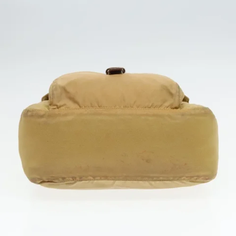 Prada Vintage Pre-owned Nylon prada-bags Yellow Dames
