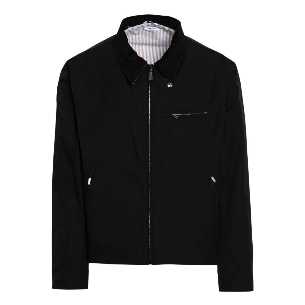 Thom Browne Lichtgewicht jas Black Heren