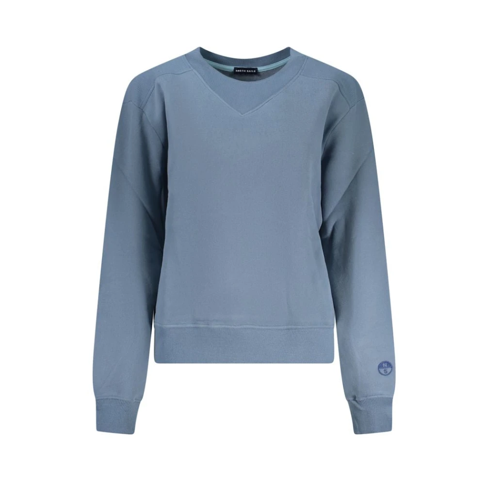 North Sails Women's Blue Long-Sleeved Sweatshirt - Sweatshirts - M - Sweatshirts & Hoodies