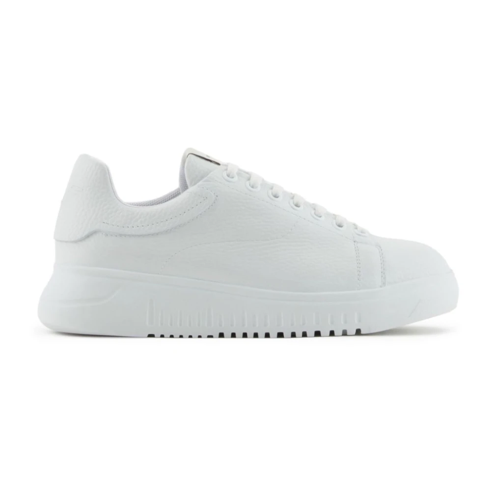Emporio Armani Damen Weiß E Low-Top-Sneakers X3x024xf76800001