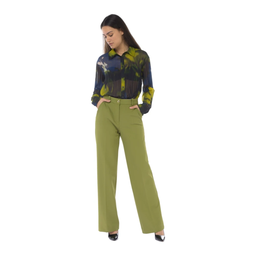 Kaos Damesblouse met lange mouwen synthetisch materiaal Multicolor Dames