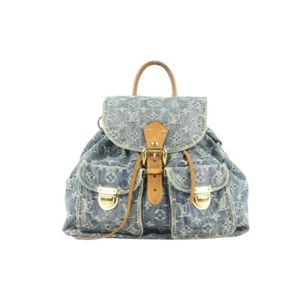 Louis Vuitton Vintage Ryggsäck som är begagnad Blue, Dam