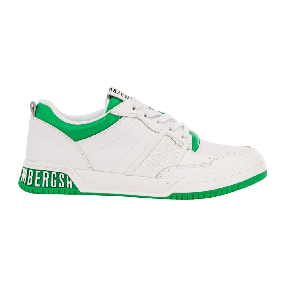 Bikkembergs Låg Topp Snörning Herr Sneakers White, Herr