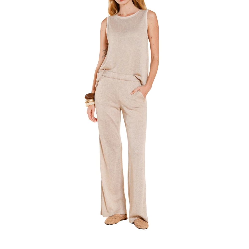Mason's Donna Beige Pantaloni, L, New,