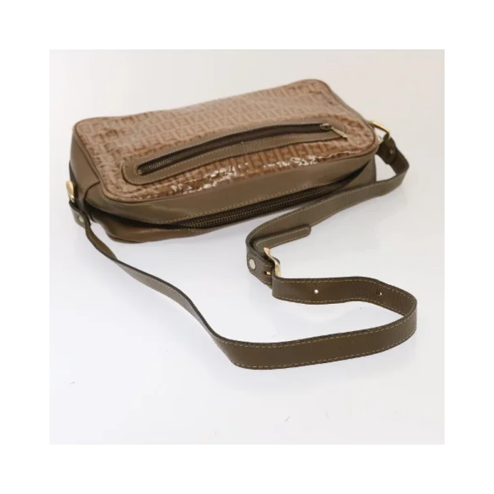 Fendi Vintage Pre-owned Canvas fendi-bags Beige Dames