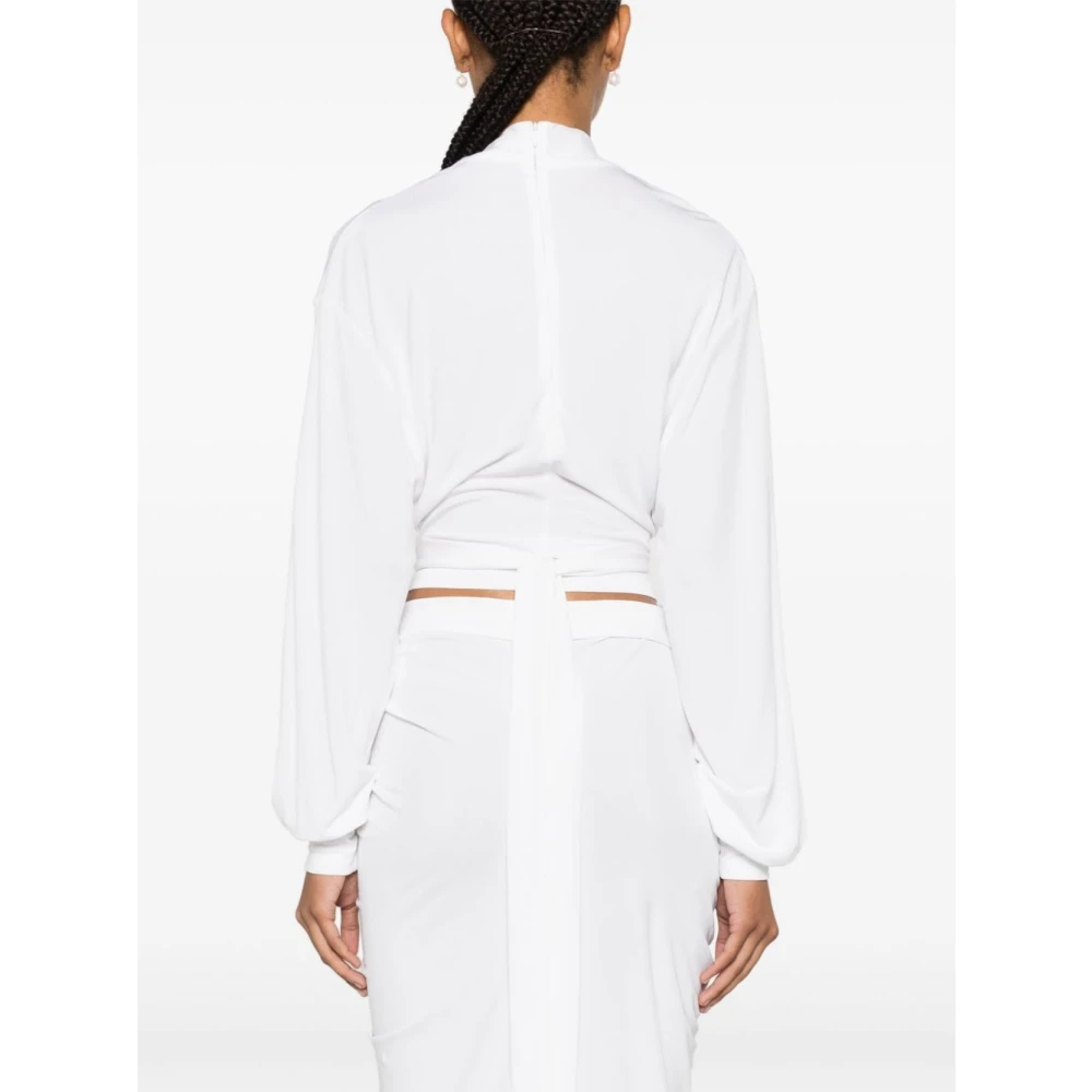 Christopher Esber Witte Top met Stijl Top WHT White Dames