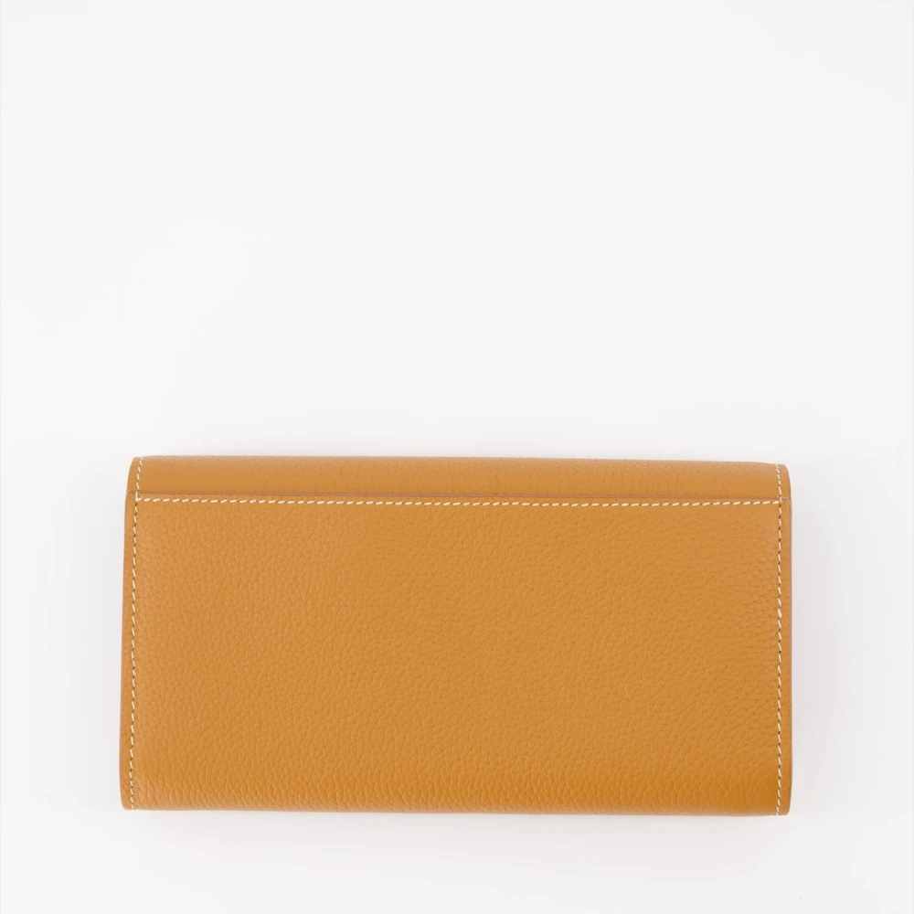 Burberry Elegant Snap Button Wallet Brown Dames