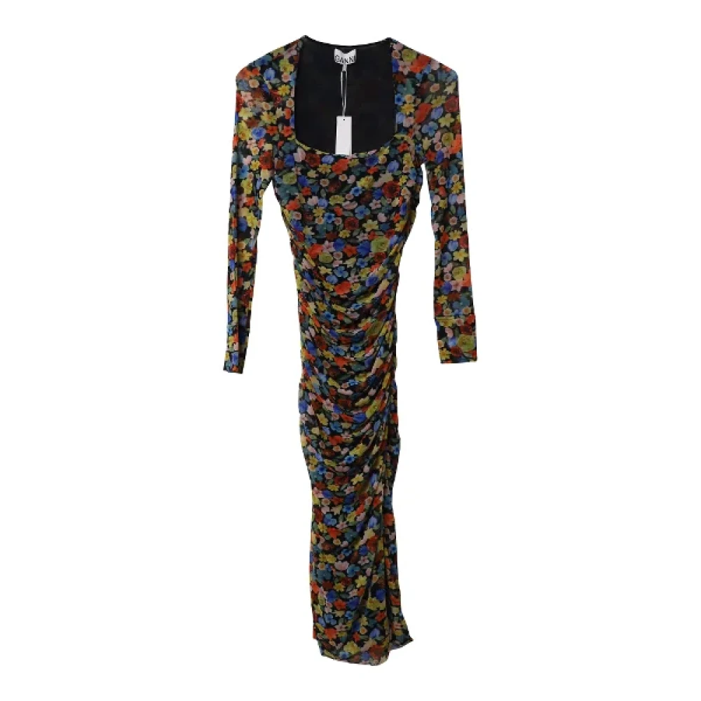 Ganni Silk dresses Multicolor Dames