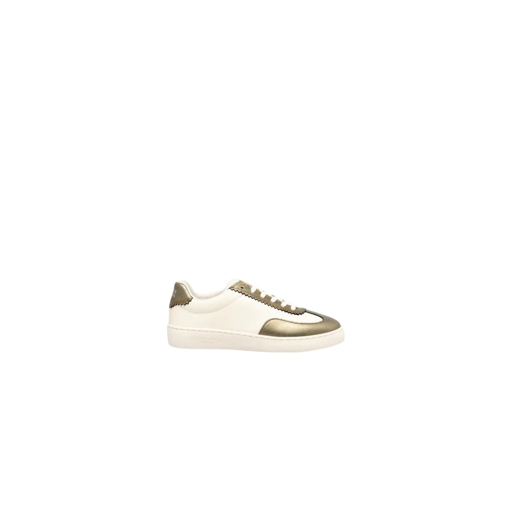 Scotch & Soda Leather Low Top Sneakers Dames Schoenen Wit