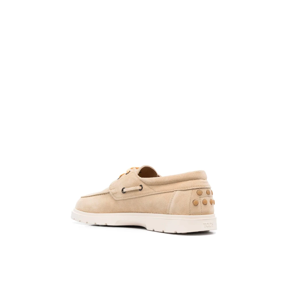 TOD'S Zomerse Hybride Bootschoenen Beige Heren