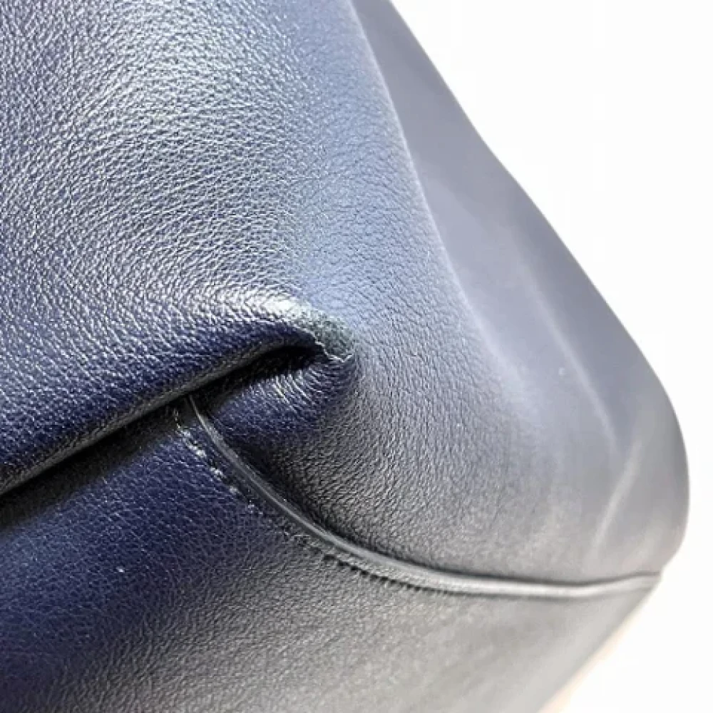 Yves Saint Laurent Vintage Pre-owned Fabric shoulder-bags Blue Dames