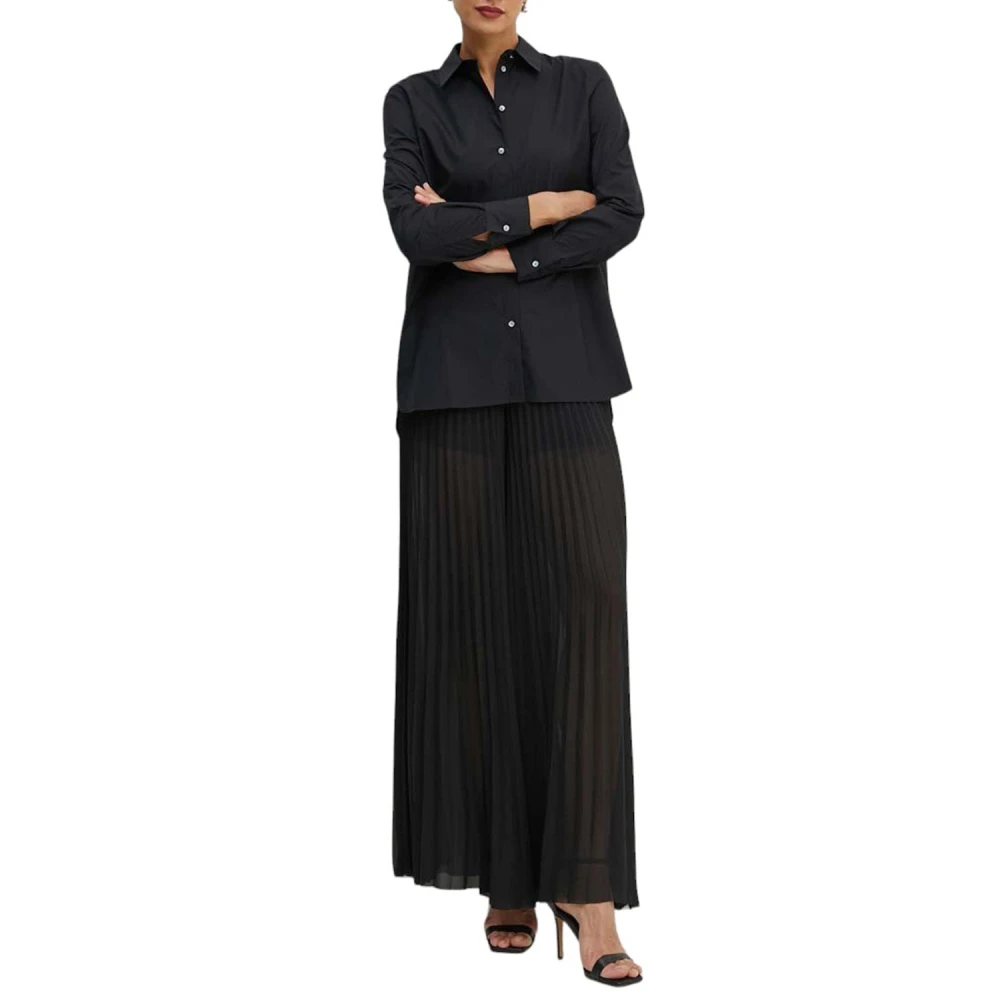 Karl Lagerfeld Shirt handtekening tuniek 08k245w1603 Black Dames