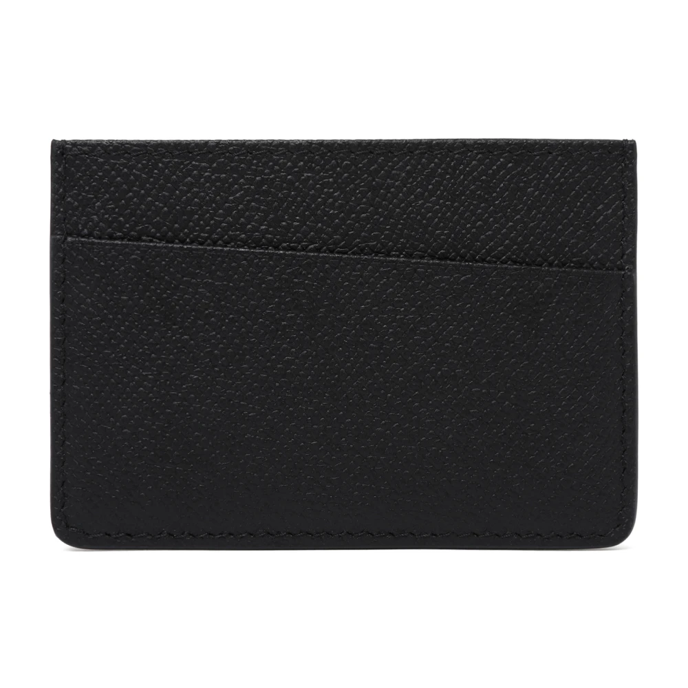 Maison Margiela Leather Card Case - Unisex - Wallets & Cardholders - Black - One Size - Accessories