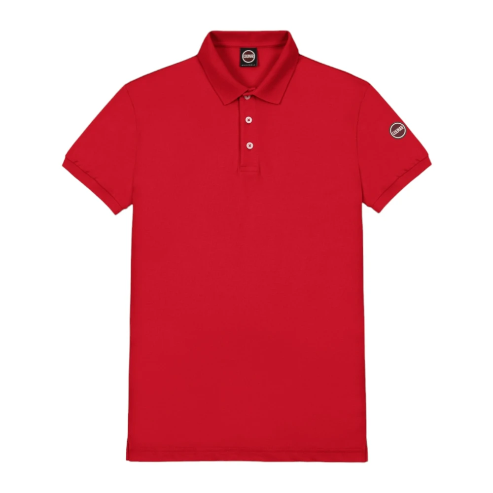 Colmar Rode T-shirts en Polos Red Heren