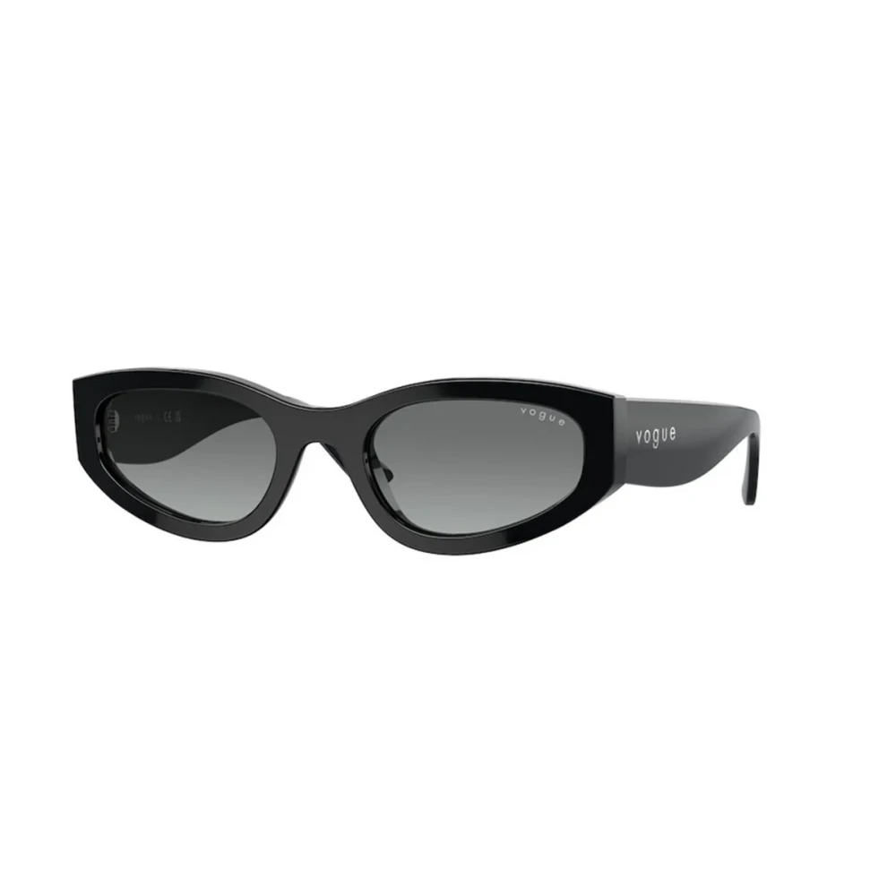 Vogue Unisex Black Sunglasses, 53 Mm, Gradient Sunglasses