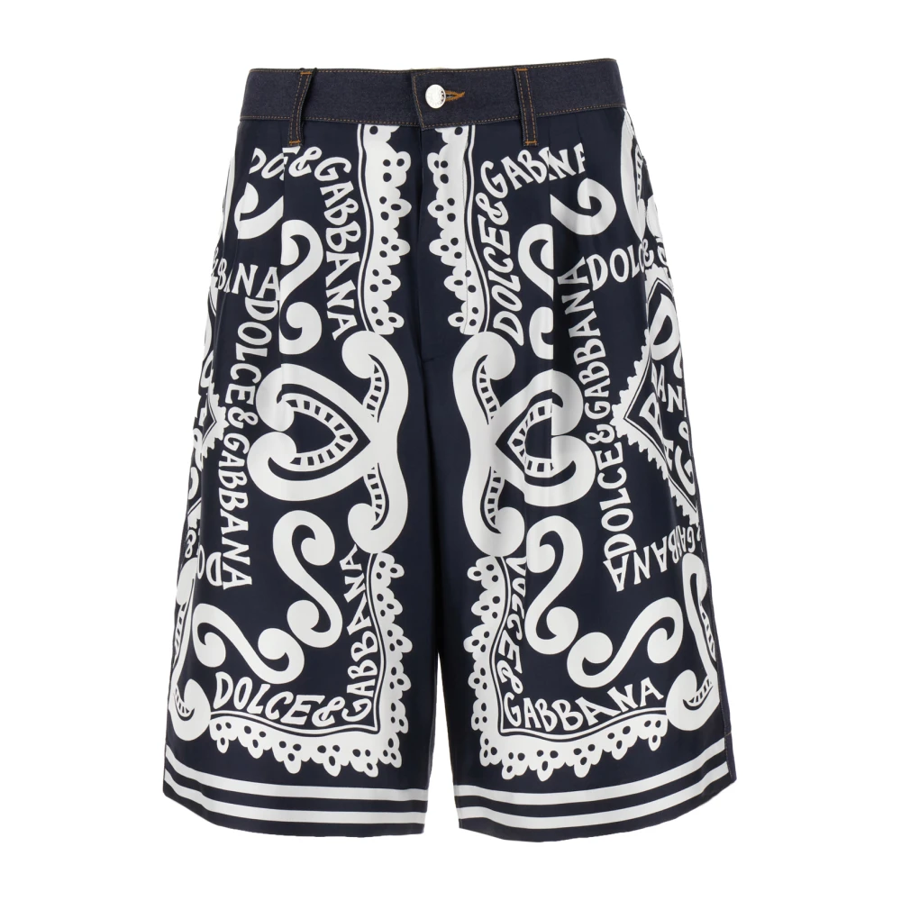 Dolce & Gabbana Casual Shorts Blue Heren