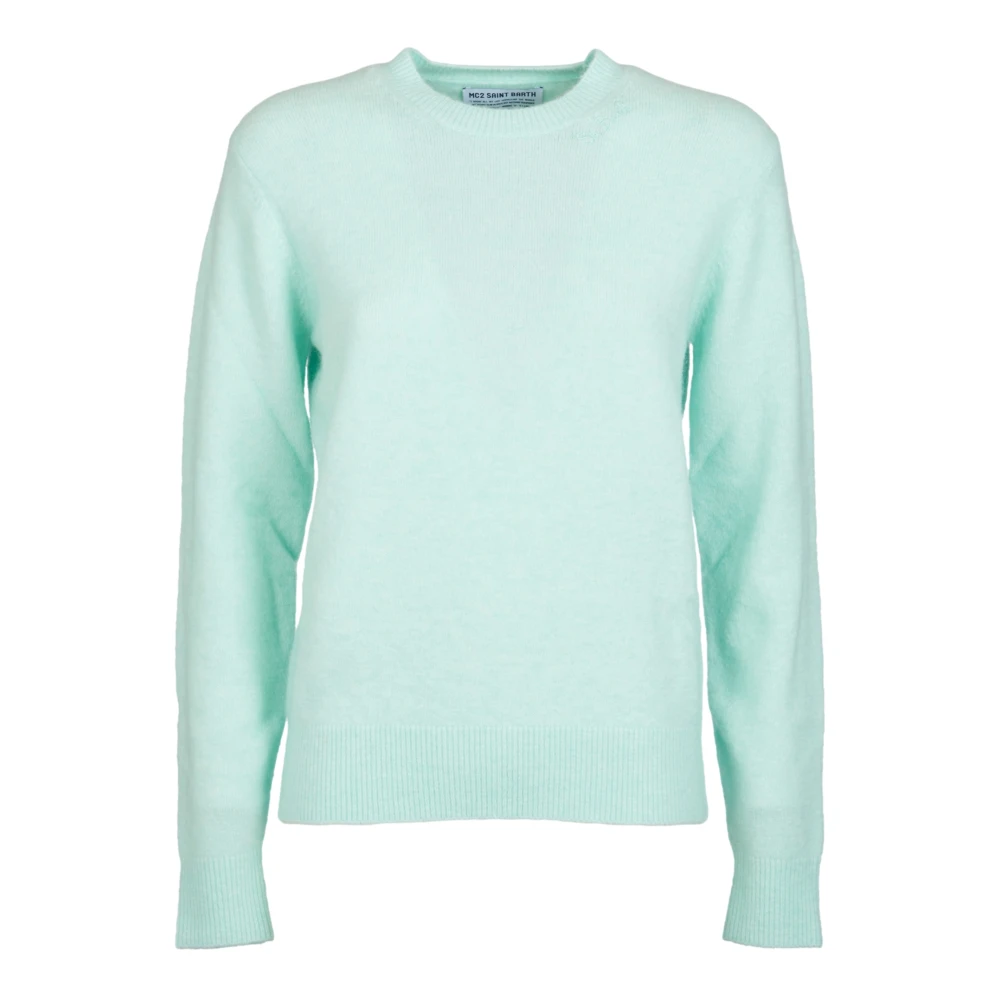 Saint Barth Stijlvolle Girocollo Sweaters Green Dames