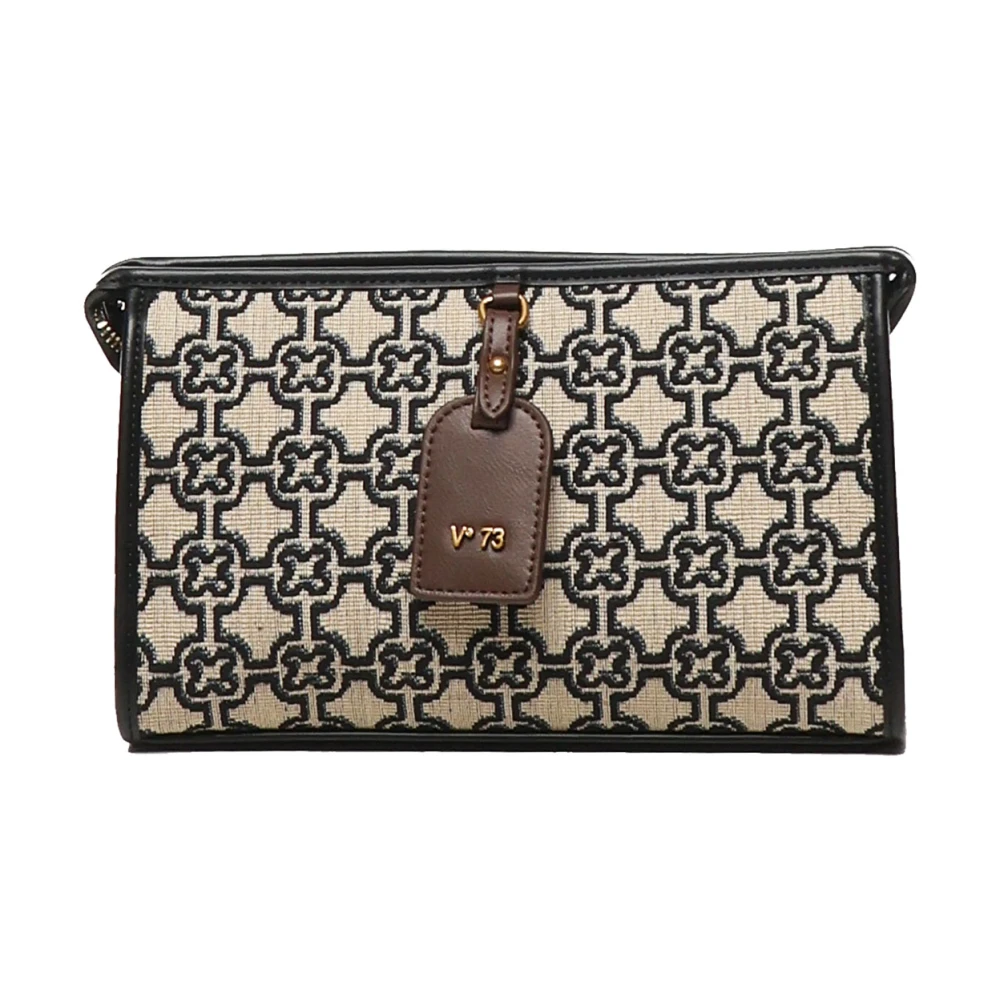 V73 Zwart accessoires met gepersonaliseerd jacquard Black Dames