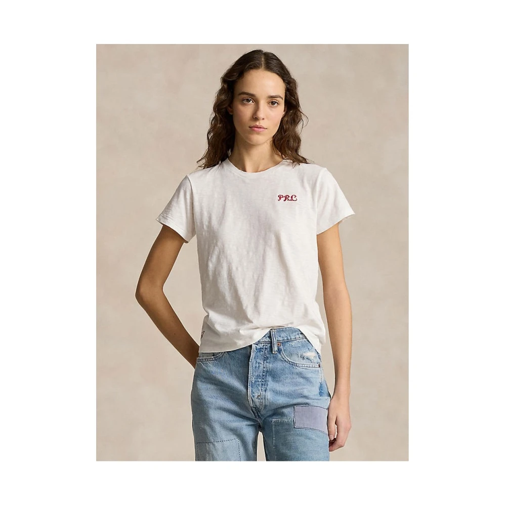 Ralph Lauren Casual Katoenen T-Shirt White Dames