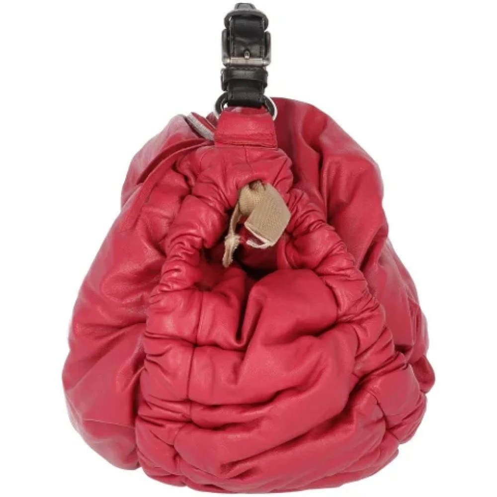 Marni Pre-owned Leather handbags Red Dames