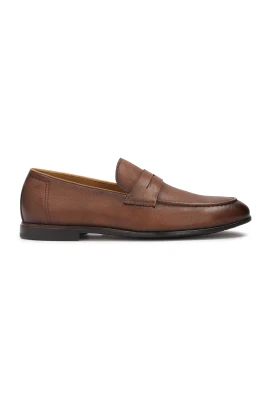 Herr slip-on läder halvskor