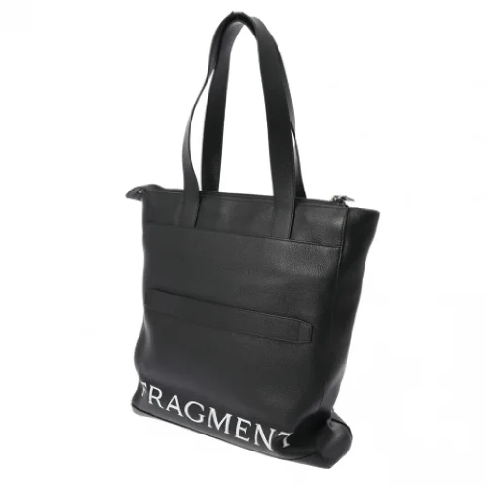 Bvlgari Vintage Pre-owned Leather shoulder-bags Black Heren