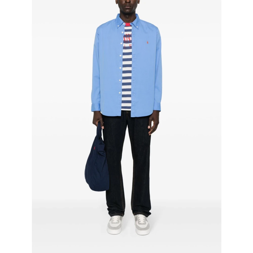 Polo Ralph Lauren Lichtblauw Overhemd Herenmode Blue Heren