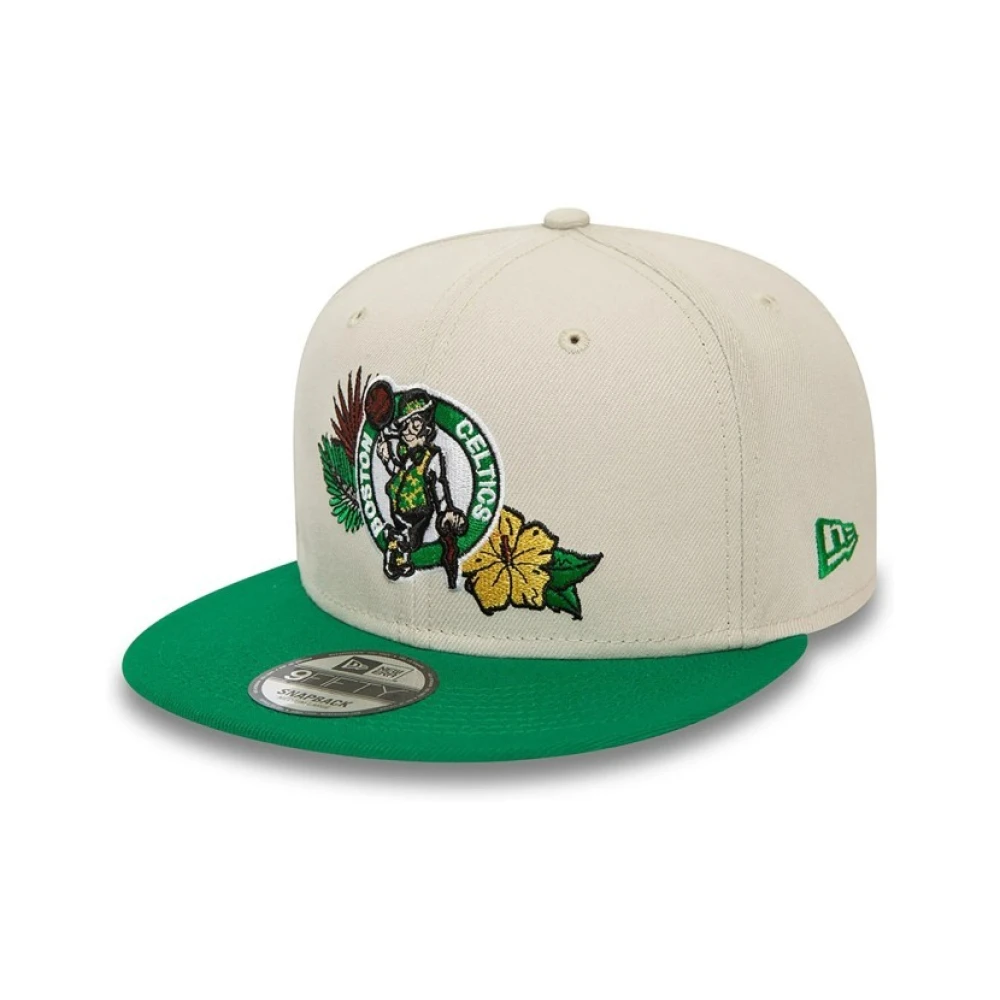 new era Beige Celtics NBA Bloemenpet Beige Heren
