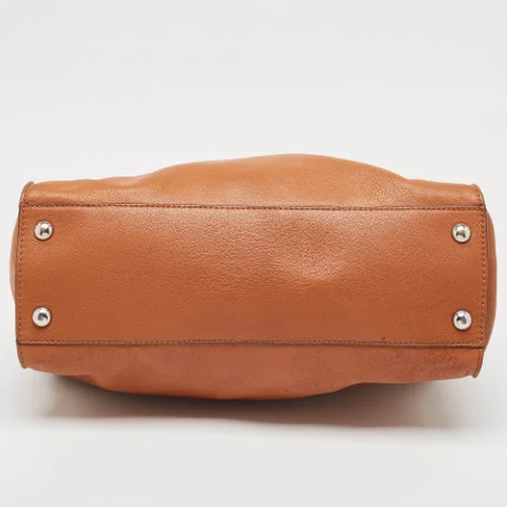 Michael Kors Pre-owned Leather totes Brown Dames