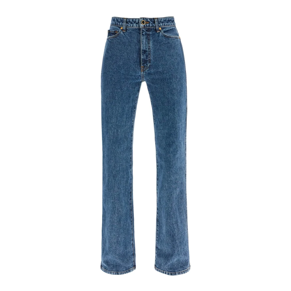 Khaite Stretchy Danielle High-Waisted Jeans Blue Dames