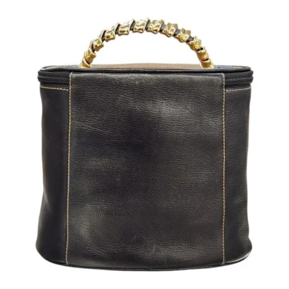 Loewe Pre-owned Leather handbags Black Dames