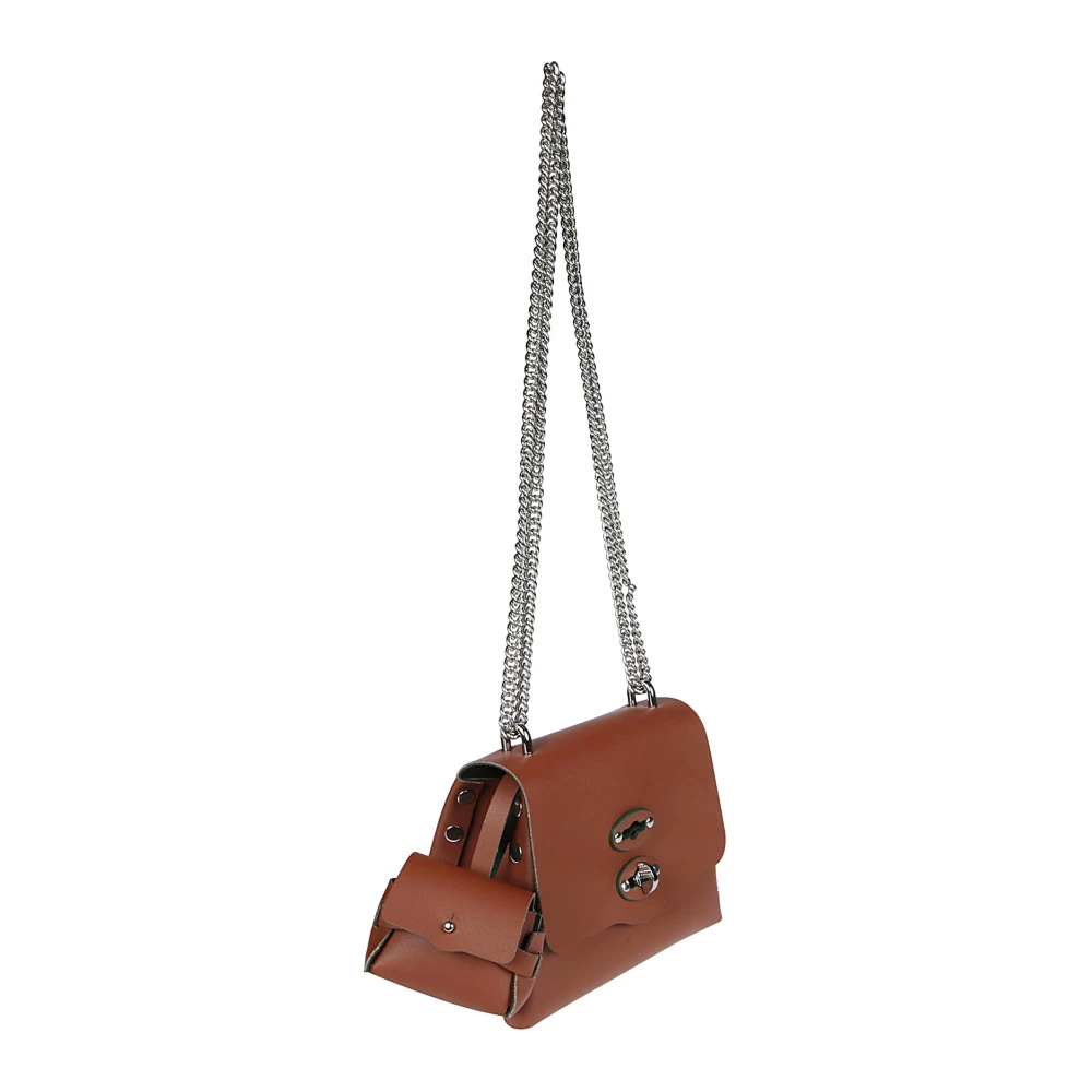 Zanellato Stijlvolle Amar Sbaby Postina Tas Brown Dames