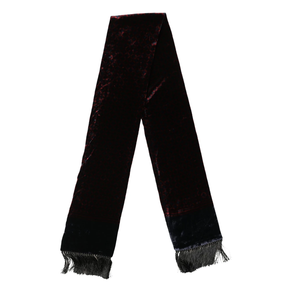Dolce & Gabbana Unisex Black Scarves, One Size, Long Scarf