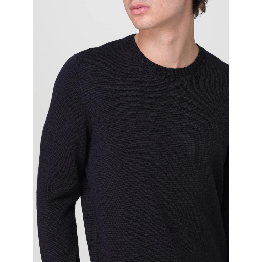 Drumohr Blauwe Sweater Collectie Blue Heren