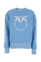 sweat-shirt-bleu-clair-a-imprime-logo
